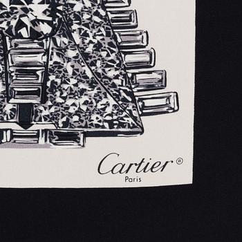 Cartier, a silk scarf.