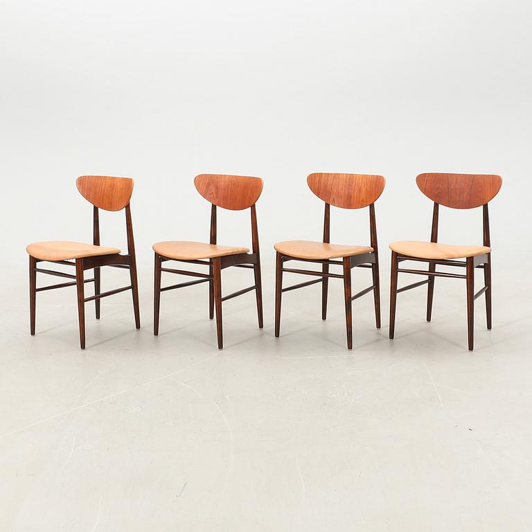 Chairs, 4 pcs, mid-20th century.