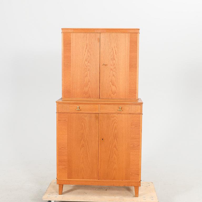 Carl Malmsten an oak "Calmare nyckel"  cabinet later part of the 20th century.