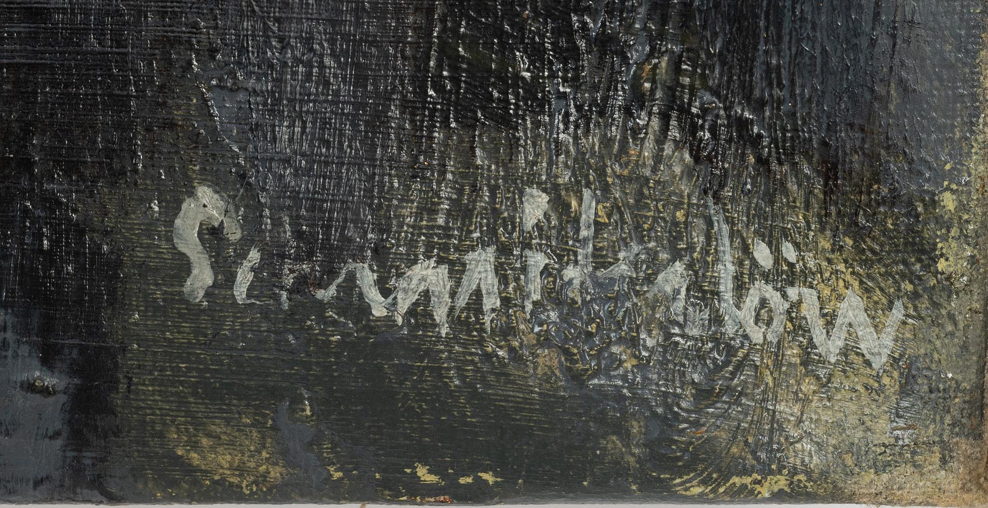 Bertram Schmiterlöw, oil on canvas, signed.