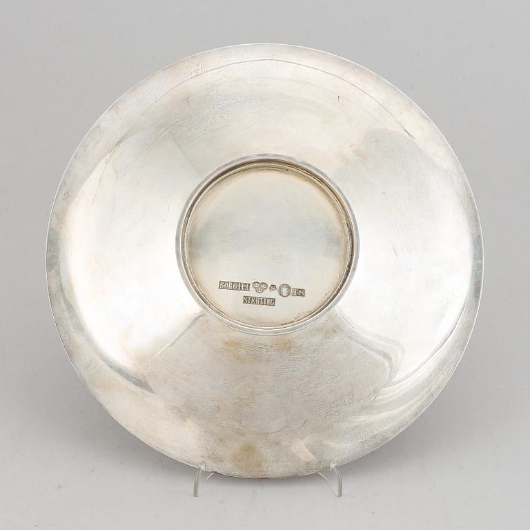 Erik Fleming, a silver bowl, Atelier Borgila, Stockholm 1945.