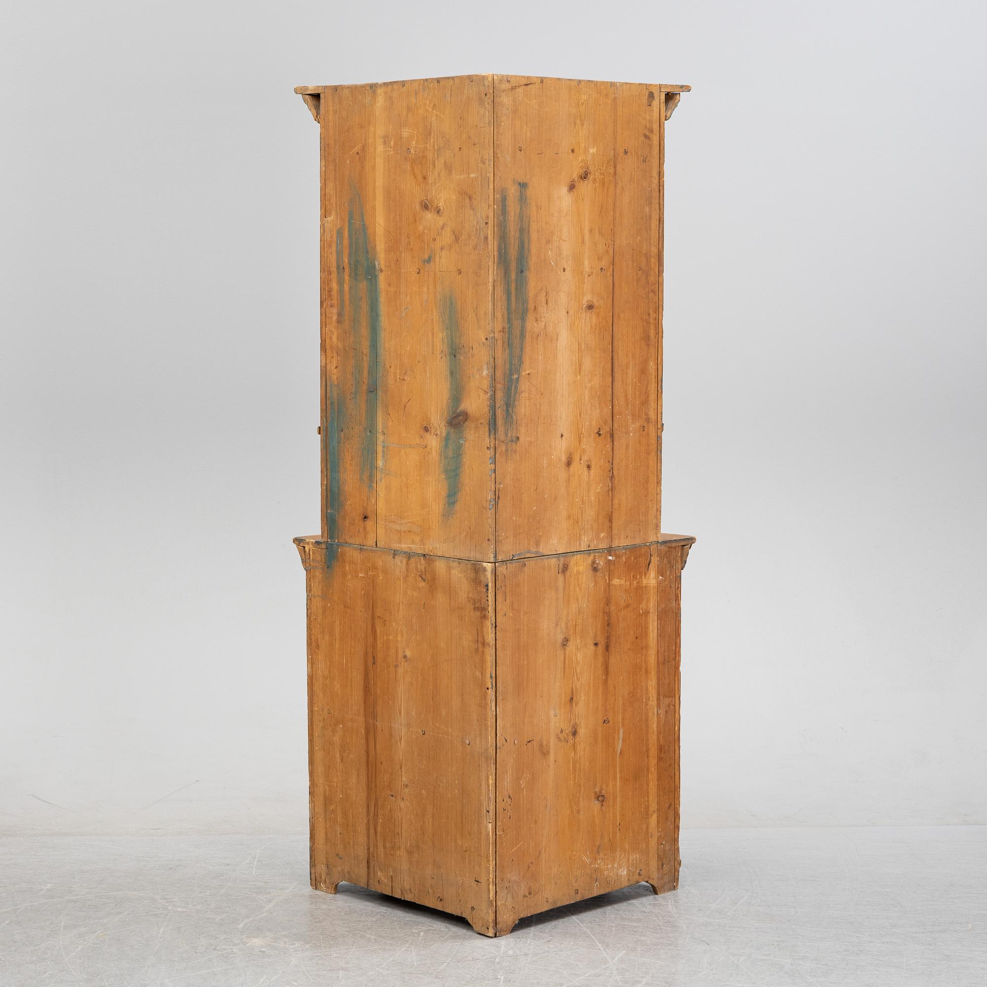 Skänkskåp, allmoge, Hälsingland, daterat 1831.