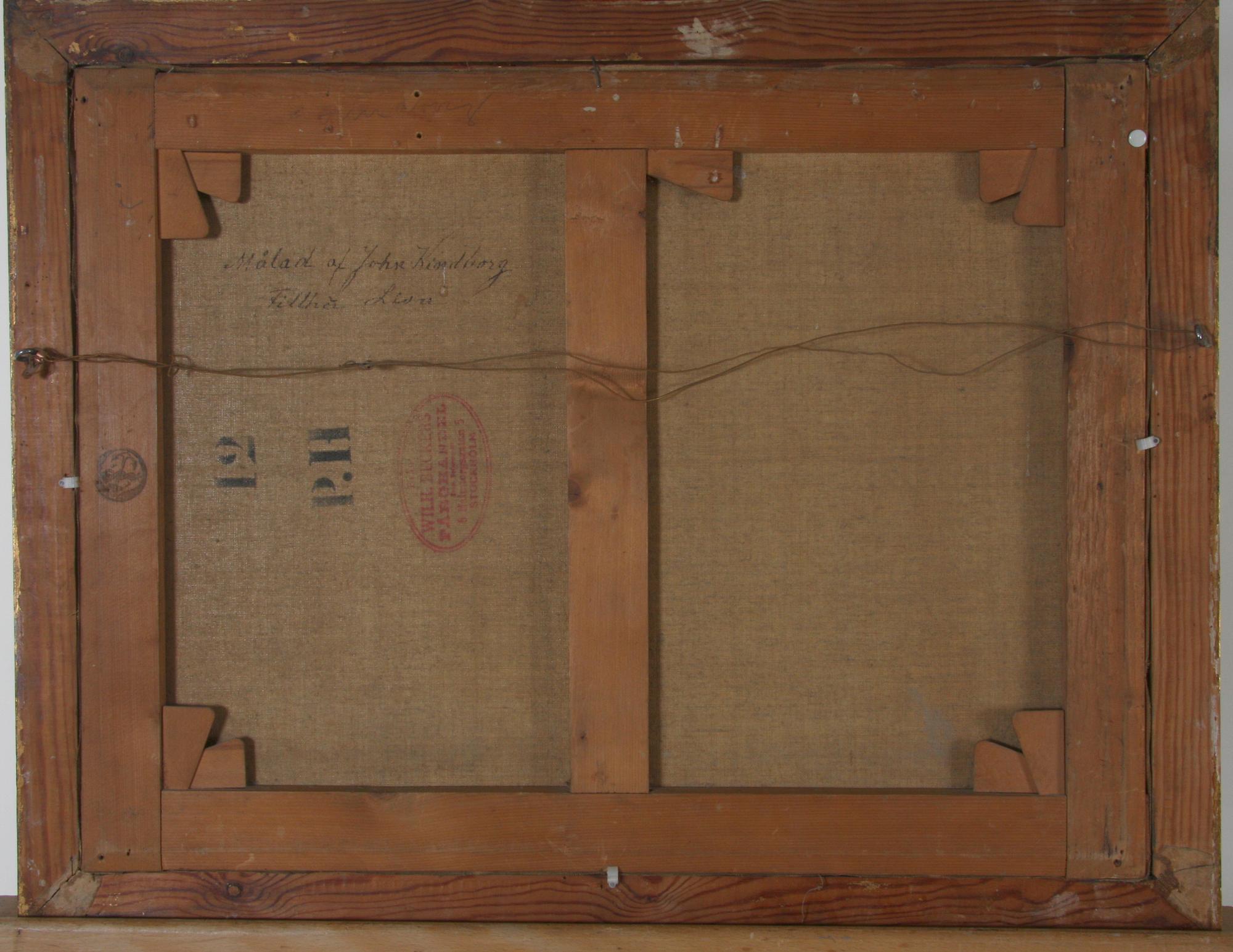 KINDBORG, JOHAN, tillskriven, olja på duk.