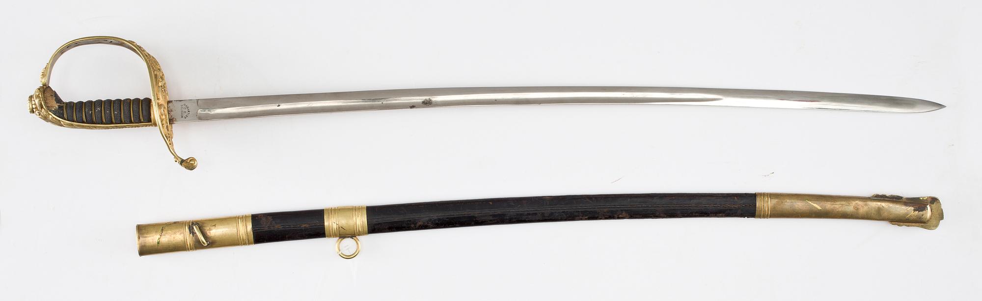 OFFICERSVÄRJA, Ungern/Österrrike, 1800/1900-tal.