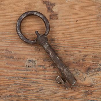 A corner cabinet, 18th Century.
