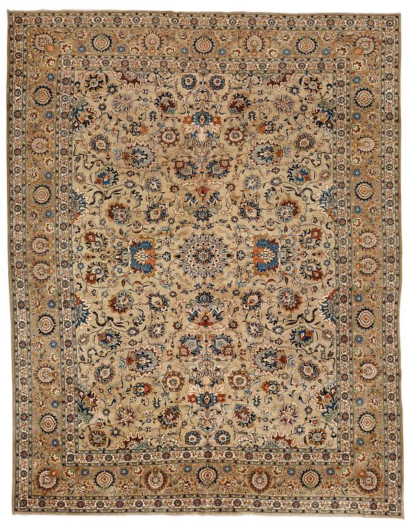 A carpet, Old Kashan, ca 421,4 x 322,5 cm.