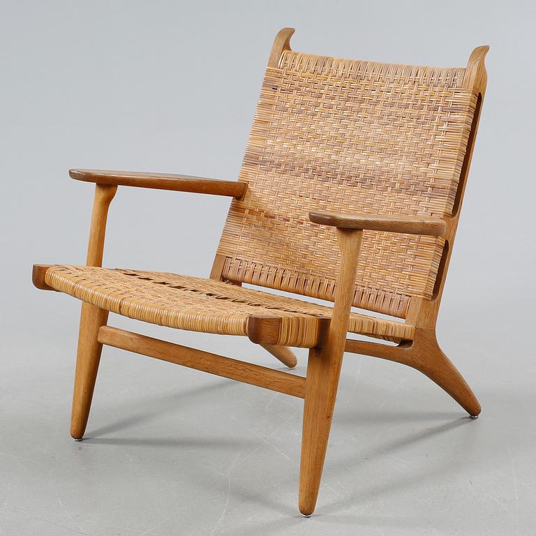 HANS J WEGNER, fåtölj, "CH-27", Carl Hansen & Son, Danmark, 1900-talets andra hälft.