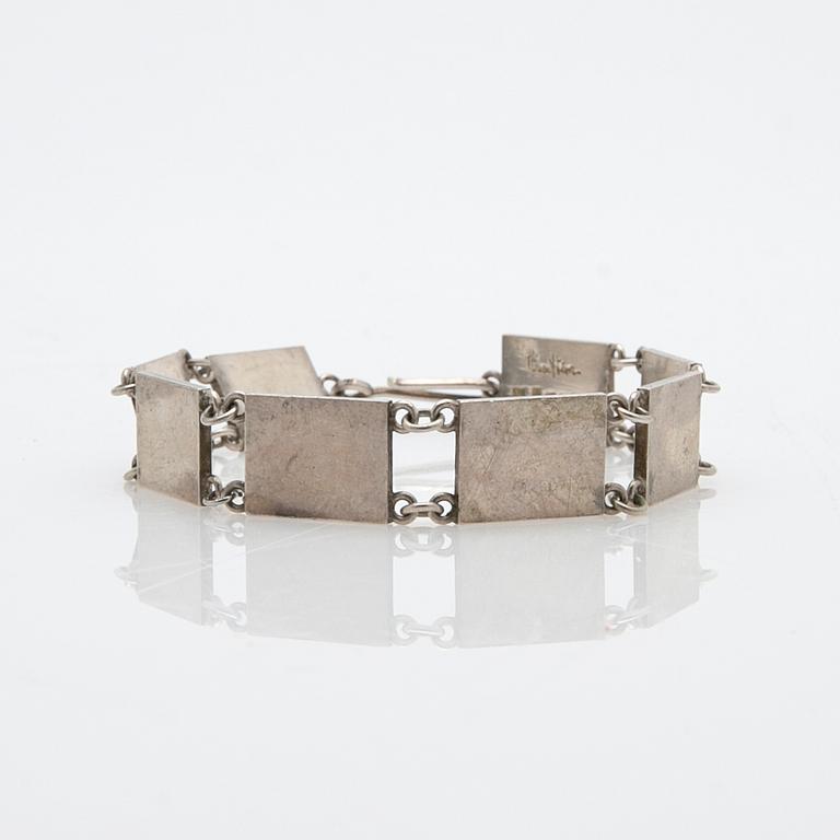 Wiwen Nilsson, armband, sterlingsilver, Lund, 1965.