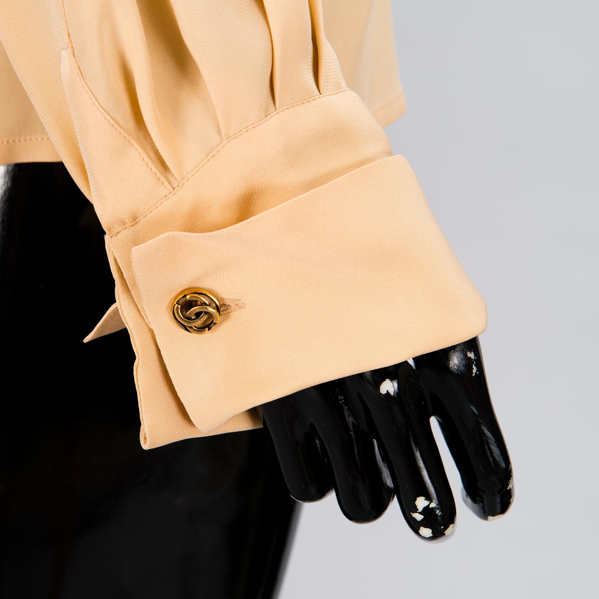 CHANEL, Three Vintage Silk Blouses.
