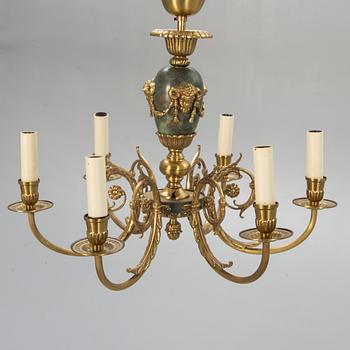 An Empire style ceiling  lamp mid 1900s.