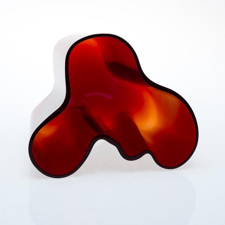 MALJAKKO, lasia, "Savoy" merkitty Alvar Aalto Iittala 1991, numeroitu 200/400.