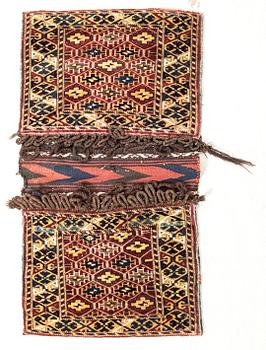 Saddle bag Turkmen Khorjin old 94x51 cm.