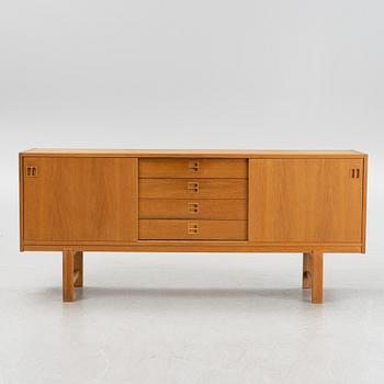 A teak veneered 'Korsör' sideboard from IKEA, 1960's.