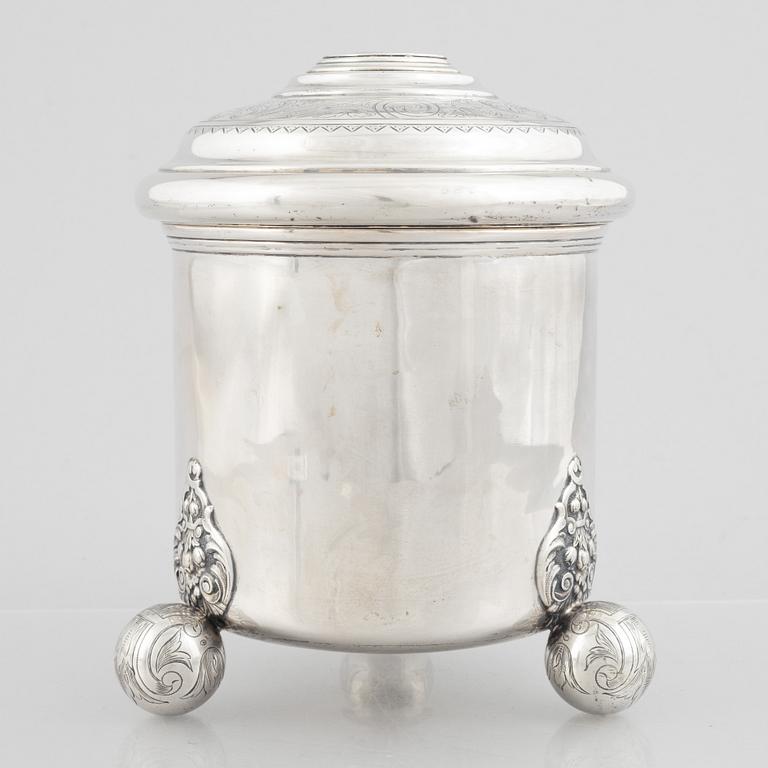 A Swedish 20th century silver tankard, mark of CG Hallberg, Stockholm 1929.
