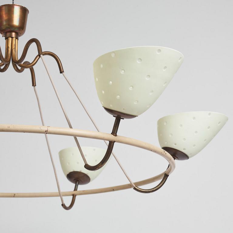 Hans Bergström, a rare chandelier, ateljé Lyktan, Åhus 1930-40s.