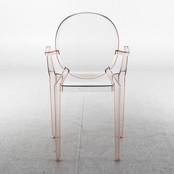 KARMSTOL, "Louis Ghost", Philippe Starck för Kartell, märkt.