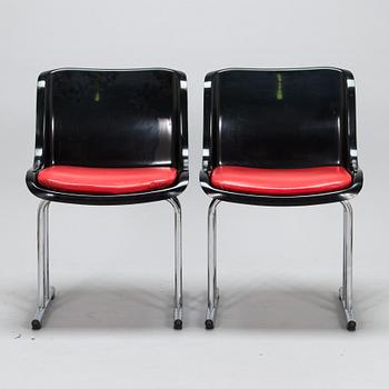 Yrjö Kukkapuro, stolar, 7 st, modell 3427M, Haimi.