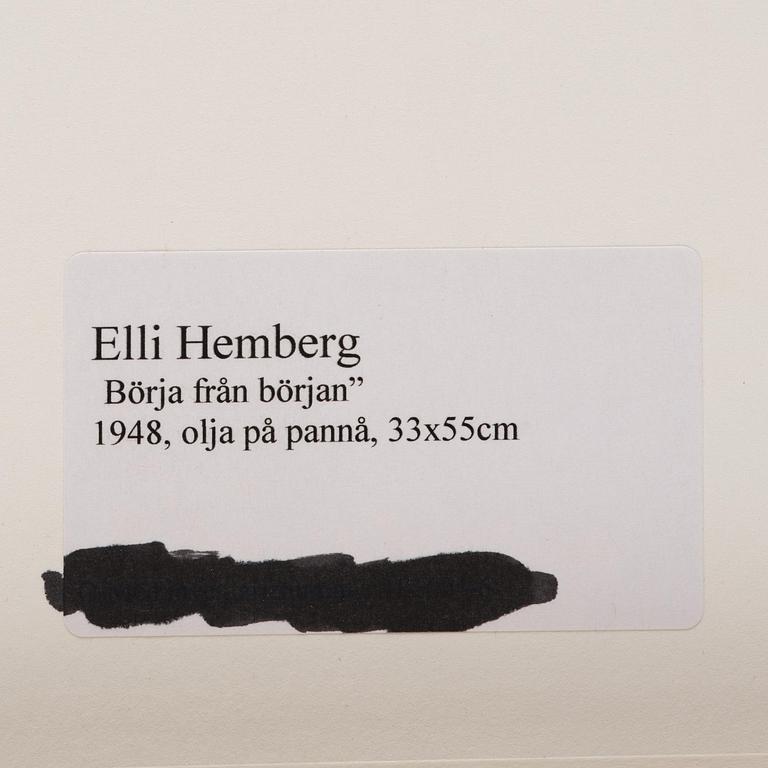 Elli Hemberg, "Börja från början".