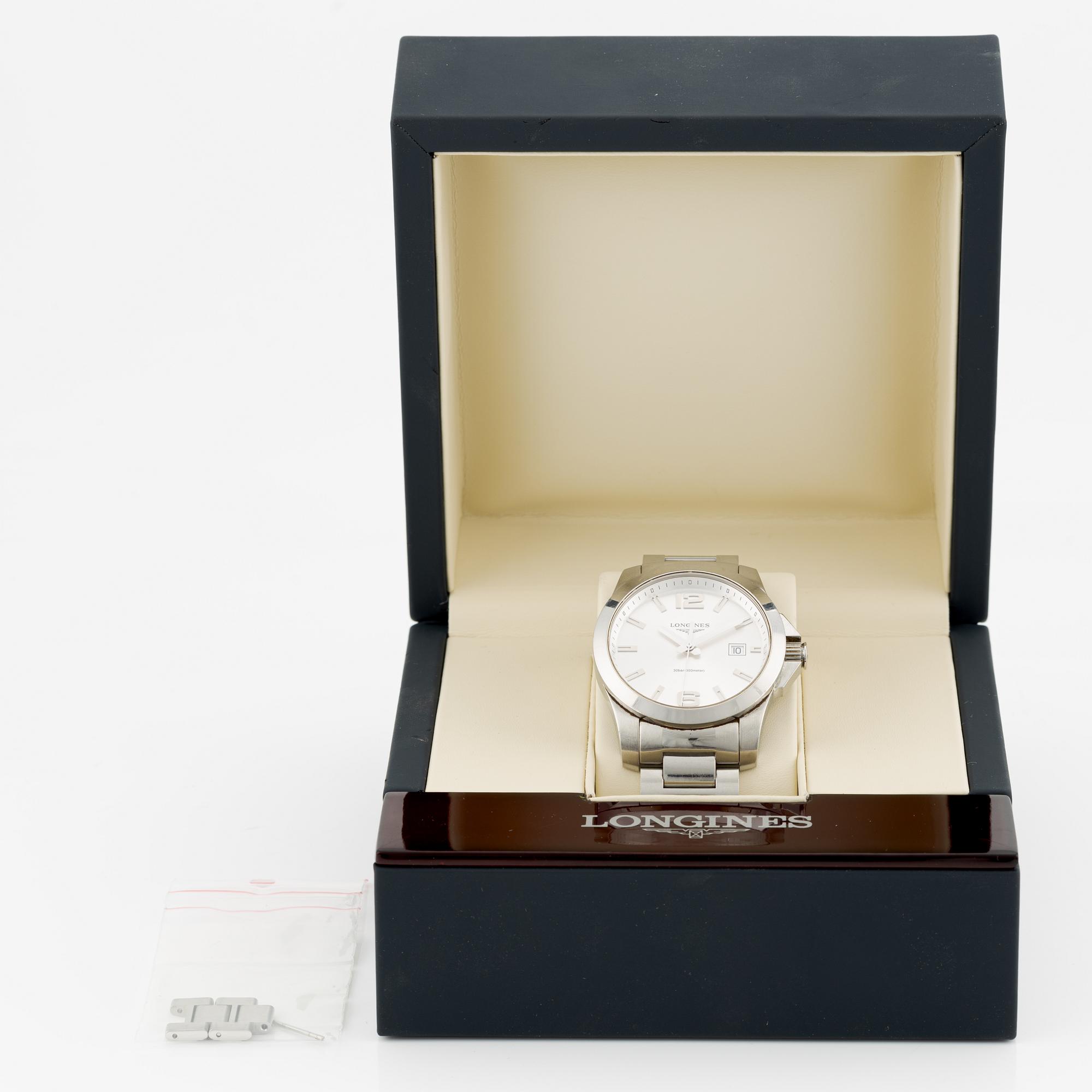 Longines, Conquest, wristwatch, 41 mm.