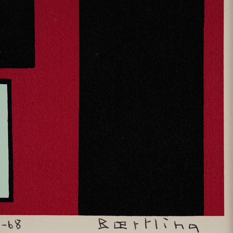 Olle Bærtling, "Egypte - formes noires dans le rouge".