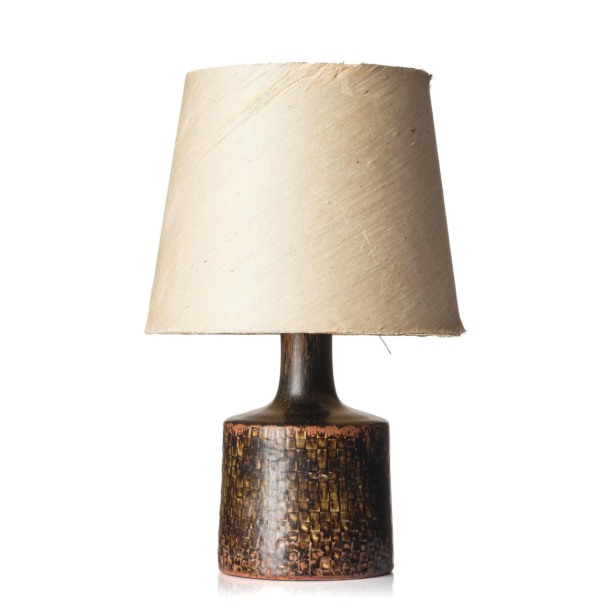 Stig Lindberg, a stoneware table lamp, Gustavsberg Studio 1970.