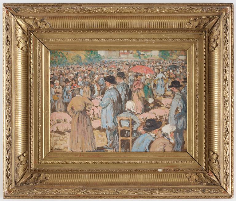 GASTON CHARLES VARENNE, attributed to, oil on panel, signed.