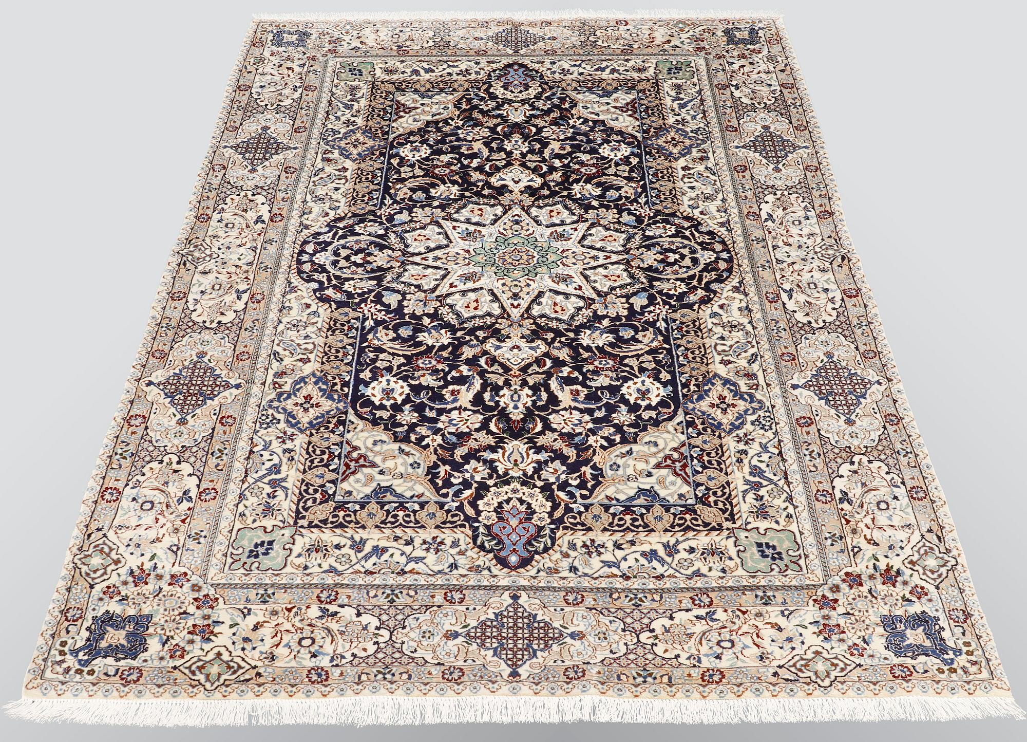 Matta, Nain part silk s.k 6 LAA, 195 x 130 cm.