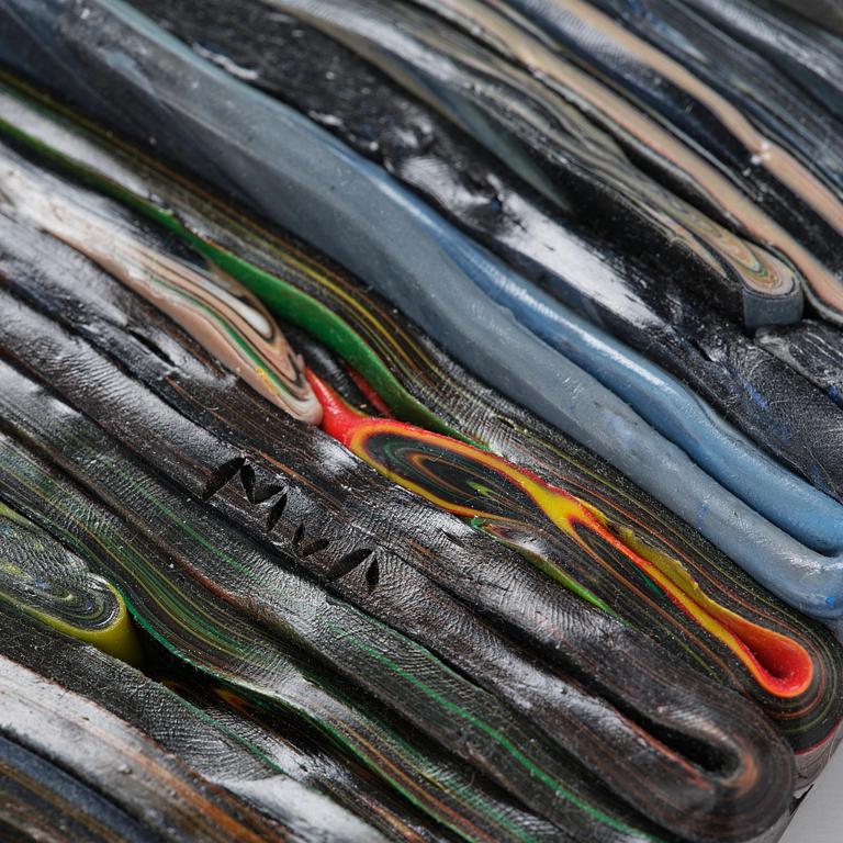 Matthias van Arkel, "Stripe Painting Black".