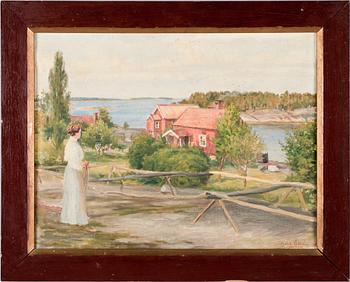 BROR TYCHO ÖDBERG, olja på duk, sign och dat 1913.