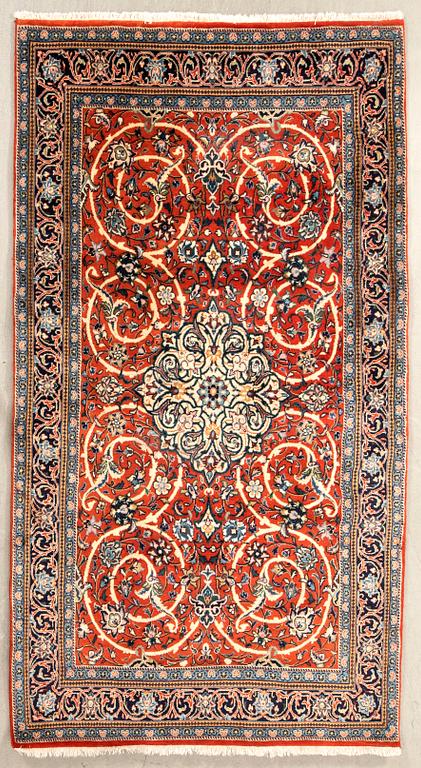 Oriental rug, old, approx. 239x138 cm.