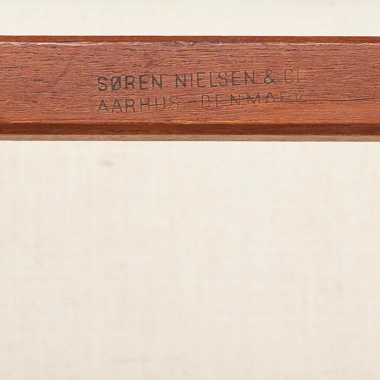 Ole Gjerløv Knudsen & Erik Korshagen, fåtöljer, ett par, Søren Nielsen & Co, Danmark 1950-60-tal.