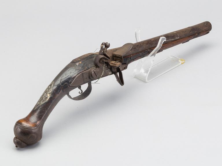 A percussion gun, 19th century,