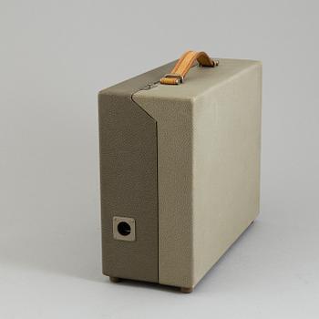DIETER RAMS & WILHELM WAGENFELD, resegrammofon "PC3", Braun, formgiven 1957-58.