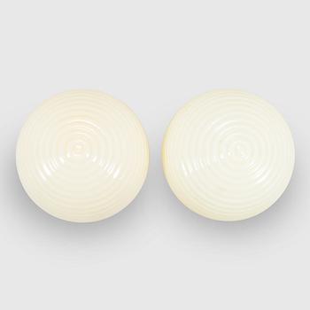 Paavo Tynell, katto-/ seinävalaisimia, 2 kpl, malli 2008, Taito 1930-luku.