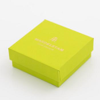 Earrings, Mandelstam, 18K gold set with cabochon-cut peridots, tourmalines, and brilliant-cut diamonds.