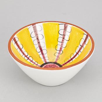 SKÅL, fajans, Stig Lindberg, Gustavsberg, 1950-tal.