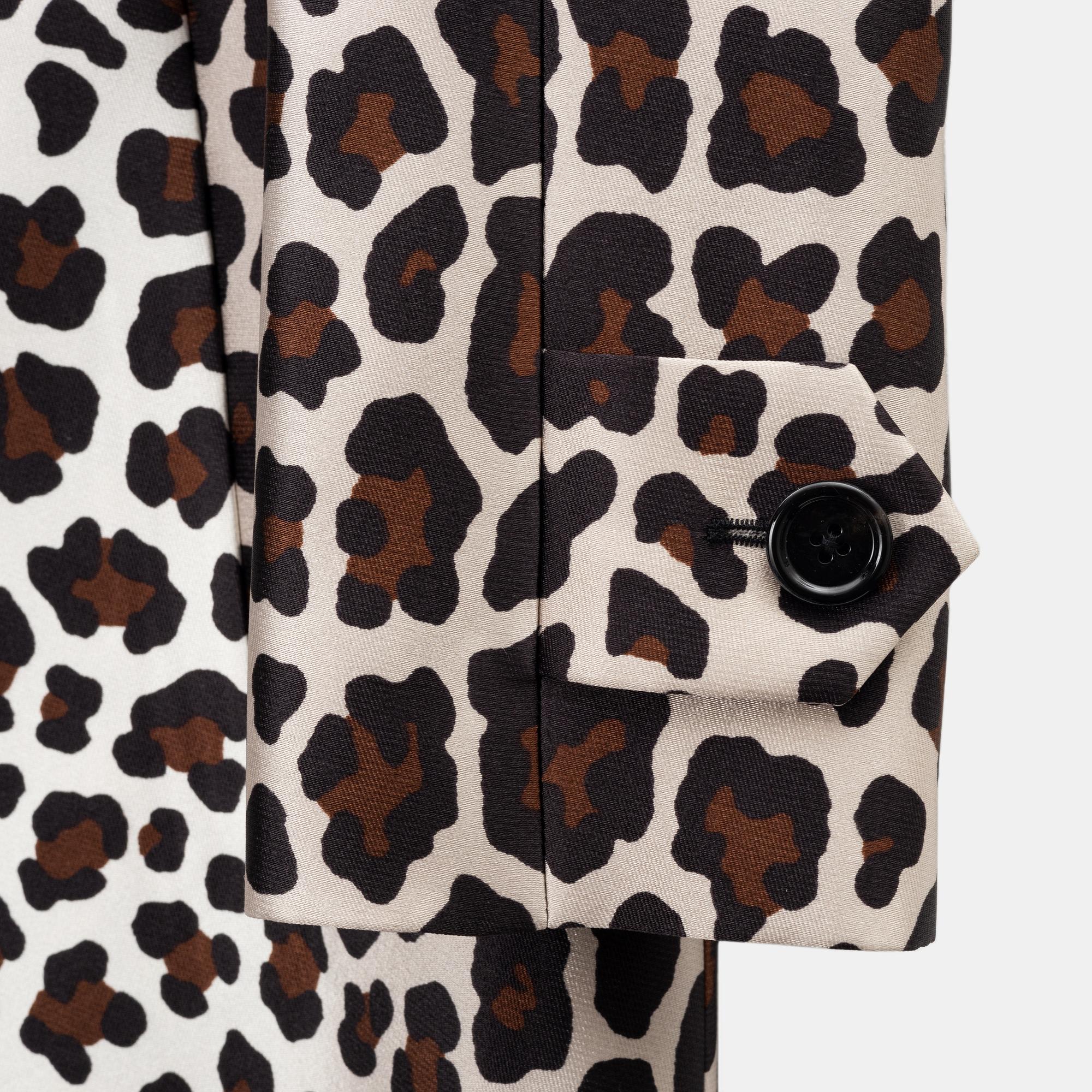 Marc jacobs leopard coat shop