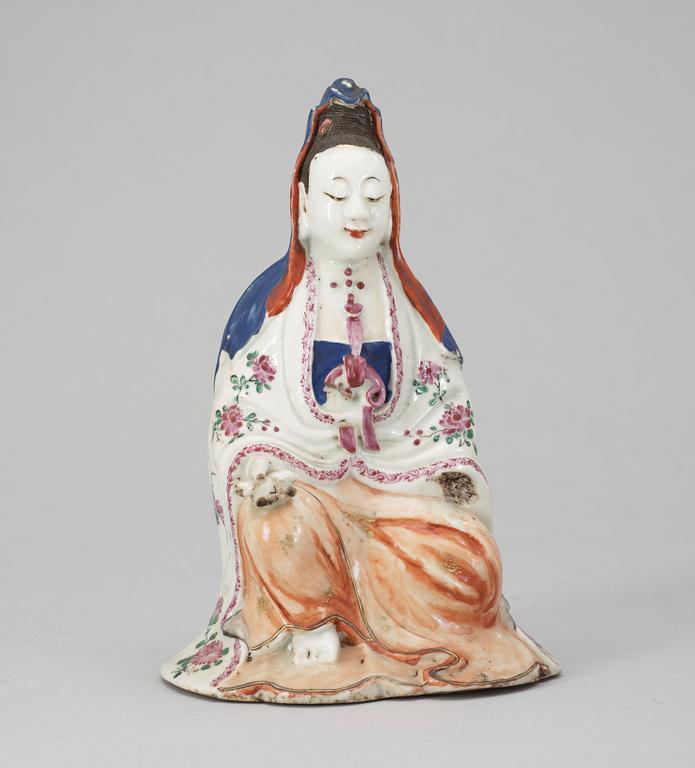 FIGURIN, kompaniporslin. Qing dynastin, Qianlong (1736-1795).