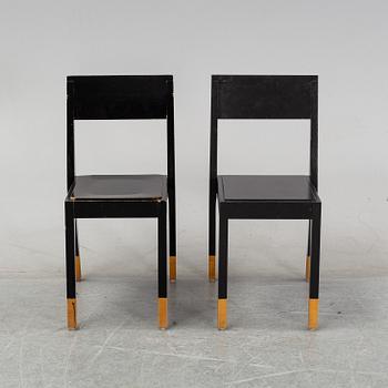 A pair of Thomas Sandell 'TS-chair' chairs.