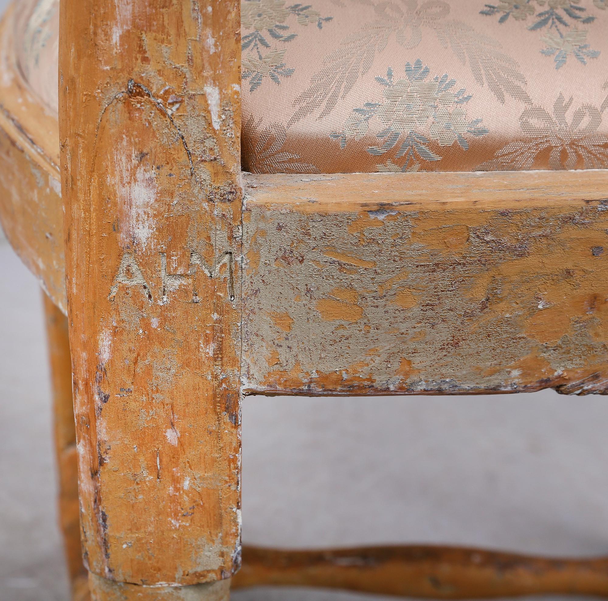 STOL, gustaviansk, Anders Hellman, Stockholm, 1700-talets andra hälft.