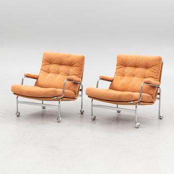 Bruno Mathsson, armchairs, a pair, "Karin", Dux.