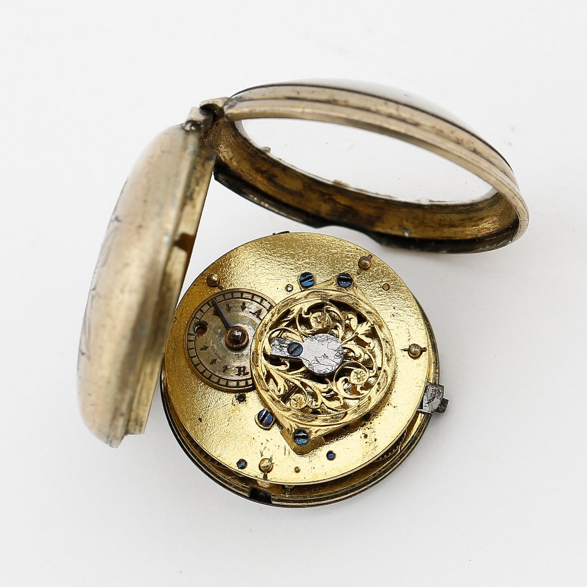 FICKUR, 3 st, silver, 1800-tal. Tot ca 194 gram.