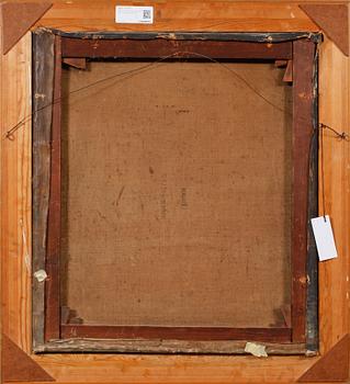 OKÄND KONSTNÄR, olja på duk, osignerad, 1800-tal.