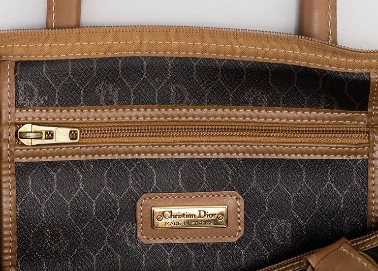 CHRISTIAN DIOR, a monogram canvas bag.