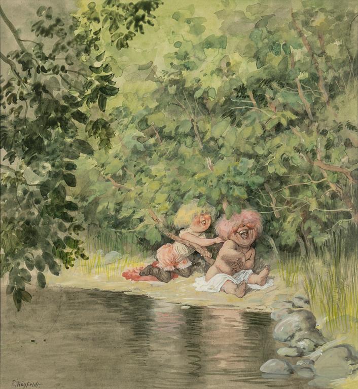 Robert Högfeldt, By the river.
