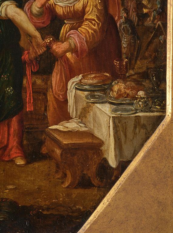 Frans Francken II, tillskriven, Judit och Holofernes.