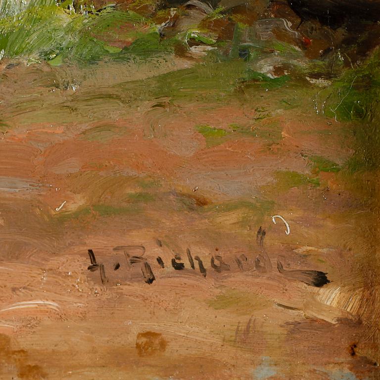 LUDVIG RICHARDE, olja på duk, signerad.