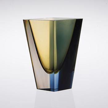 VAS, glas, Prisma, signerad K. Franck Nuutajärvi Notsjö -62.