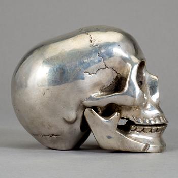 SKULPTUR, försilvrad metall, 1900/2000-tal.
