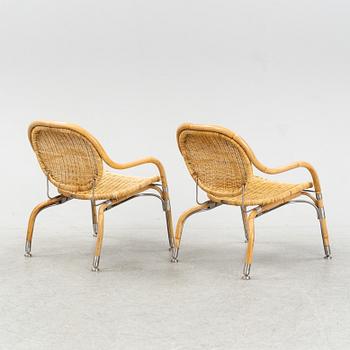 Mats Theselius, a pair of "Nätön" armchairs, IKEA PS, 2000s.